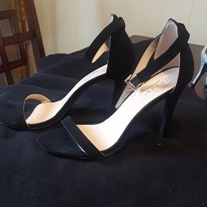 Strappy Black Heels